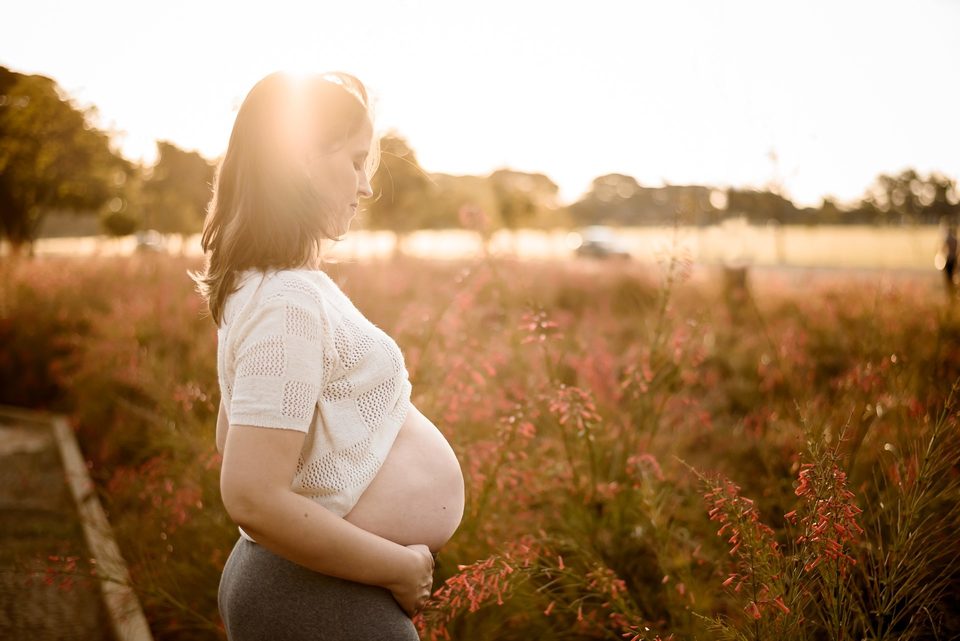 Ensaio Gestante na Praça dos Cristais com Aline